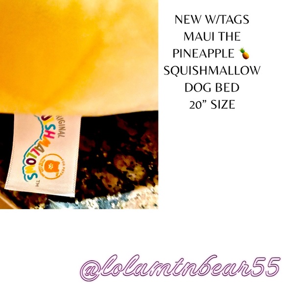 NWT MAUI THE SQUISHMALLOW DOG BED 20” SIZE, AMAZING COMFORT FOR YOUR FUR… - Picture 7 of 9